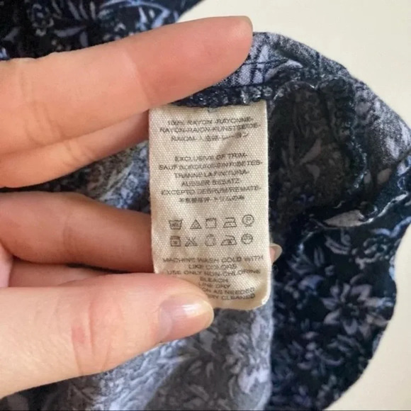 FREE PEOPLE Blue Talk About It Tunic - Picture 9 of 9